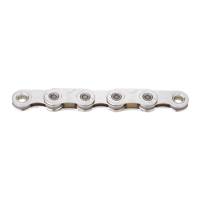 Kette 12/13G KMC X FLAT Waxed Silber