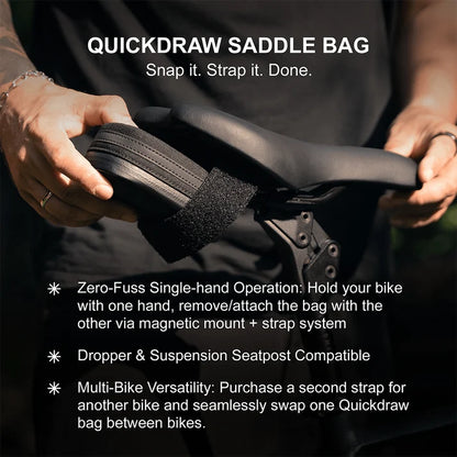 Satteltasche REDSHIFT QUICKDRAW Medium Schwarz