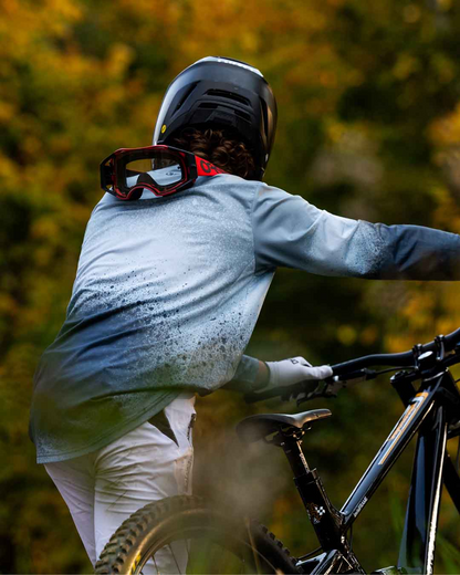 Trikot DHARCO RACE NU WAVE Lange Ärmel Blau