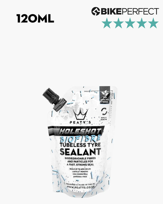 PEATY'S BIOFIBRE Tubeless Präventivflüssigkeit (120 ml)