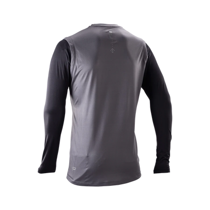 Trikot LEATT MTB GRAVITY 2.0 Langarm Schwarz/Grau