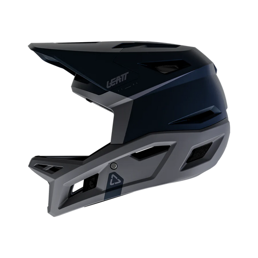 MTB-Helm LEATT GRAVITY 4.0 STEALTH Schwarz/Grau