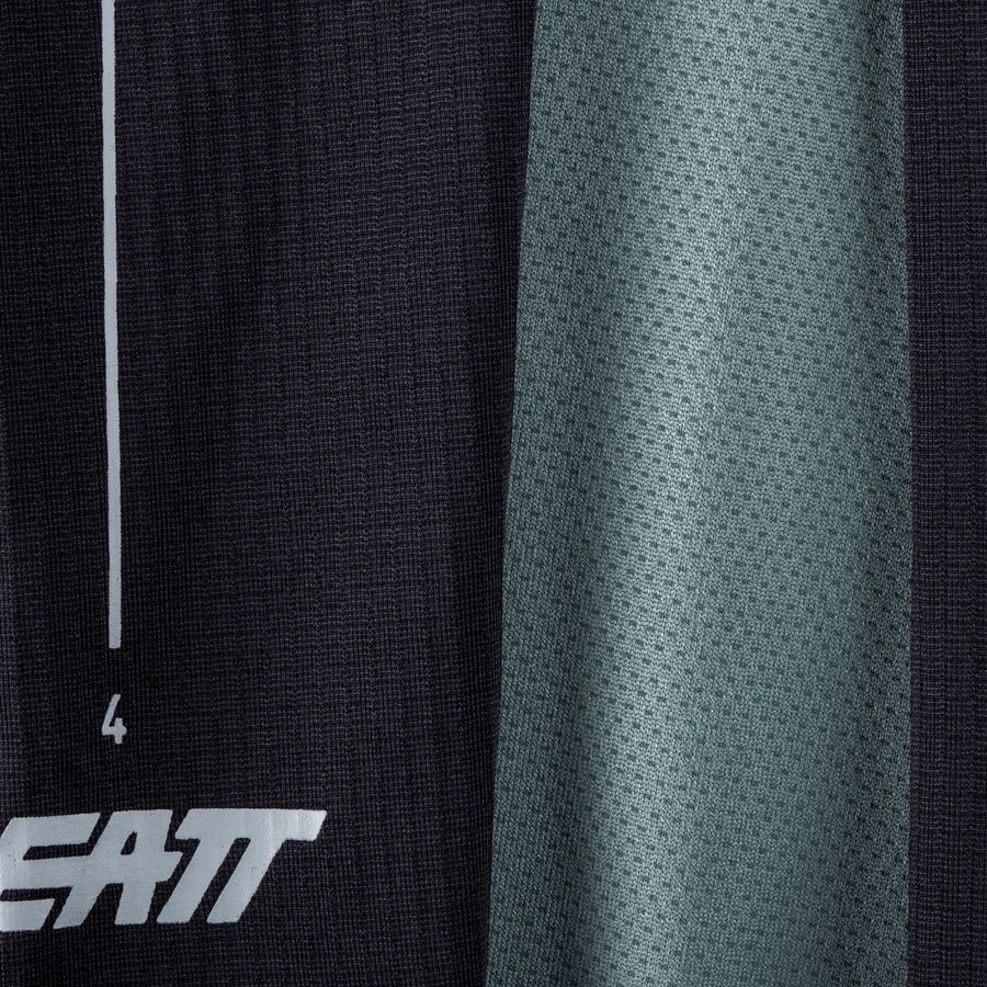 LEATT MTB GRAVITY 1.0 Junior Trikot + Hose Set Schwarz/Grün