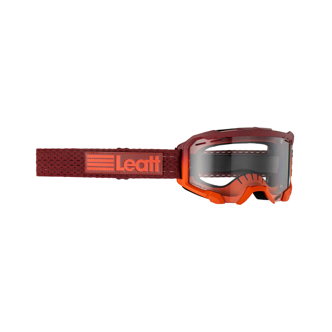 LEATT VELOCITY 4.0 MTB FLAME Orange CLEAR 83 VLT Maske