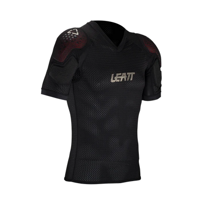 Schulter-Schutz-T-Shirt LEATT 3DF AIRFIT LITE EVO Schwarz