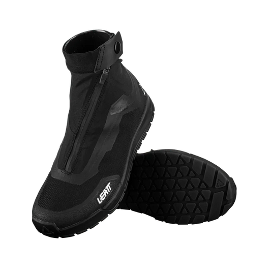 Winter MTB-Schuhe LEATT HYDRADRI 7.0 FLAT PEDALS Schwarz