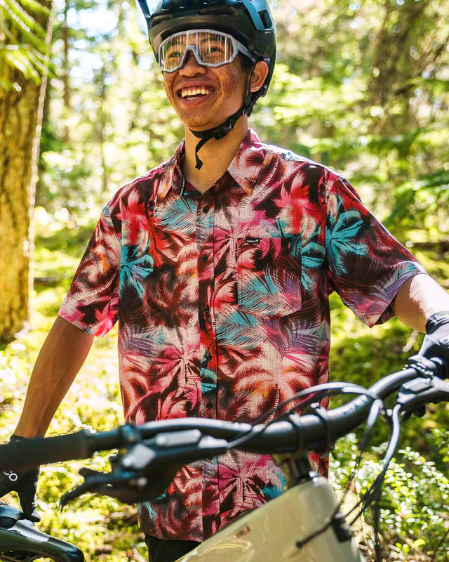 Technisches Hemd DHARCO TECH PARTY NEBULA Pink