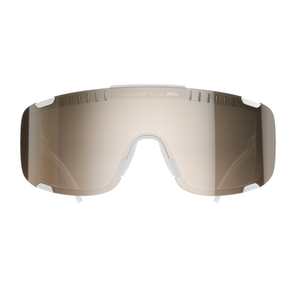 Brille POC DEVOUR MID + Weiß Glas Clarity Trail Partly Sunny Silver