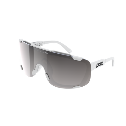 Brille POC DEVOUR MID + Weiß Glas Clarity Road Sunny Silver