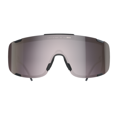 Brille POC DEVOUR MID + Schwarz Glas Clarity Road Sunny Silver