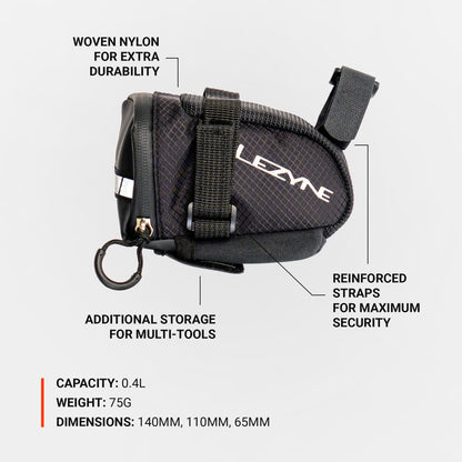 LEZYNE Caddy Satteltasche Schwarz