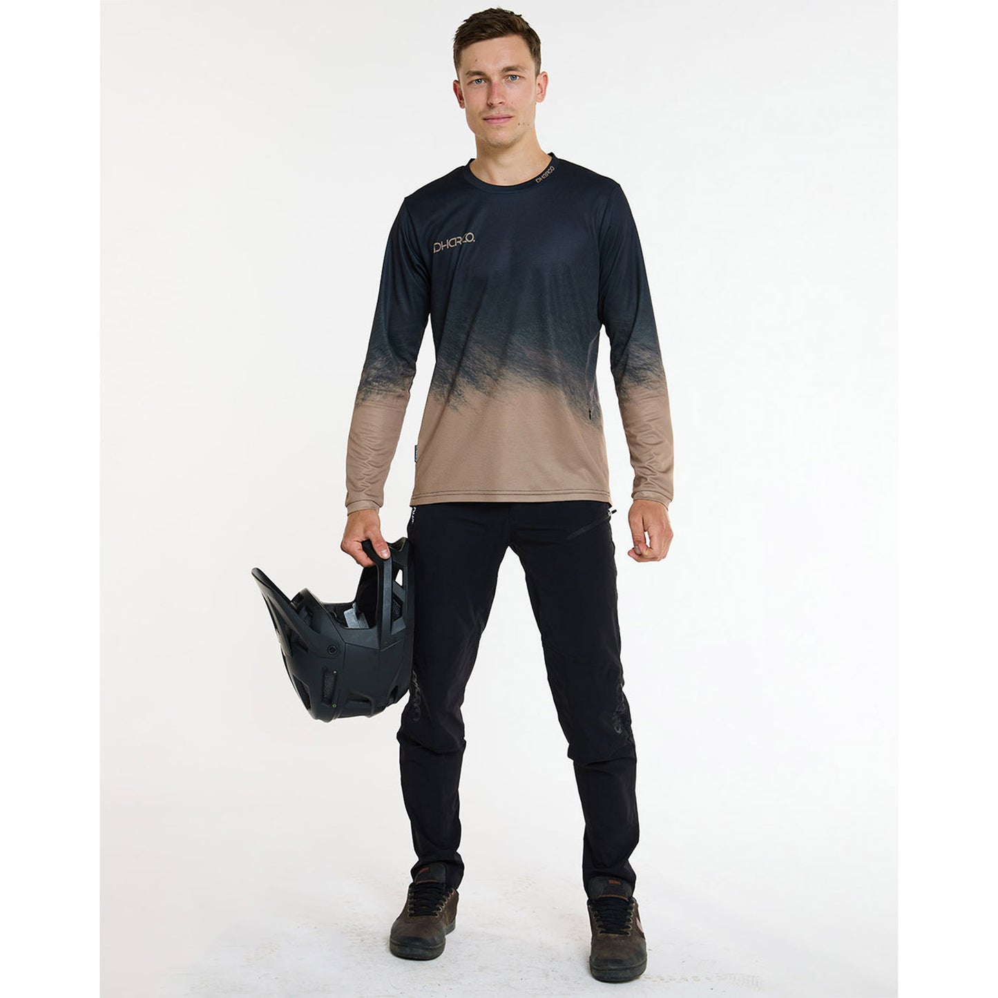 DHARCO GRAVITY ARIZONA Trikot Langarm Schwarz/Braun