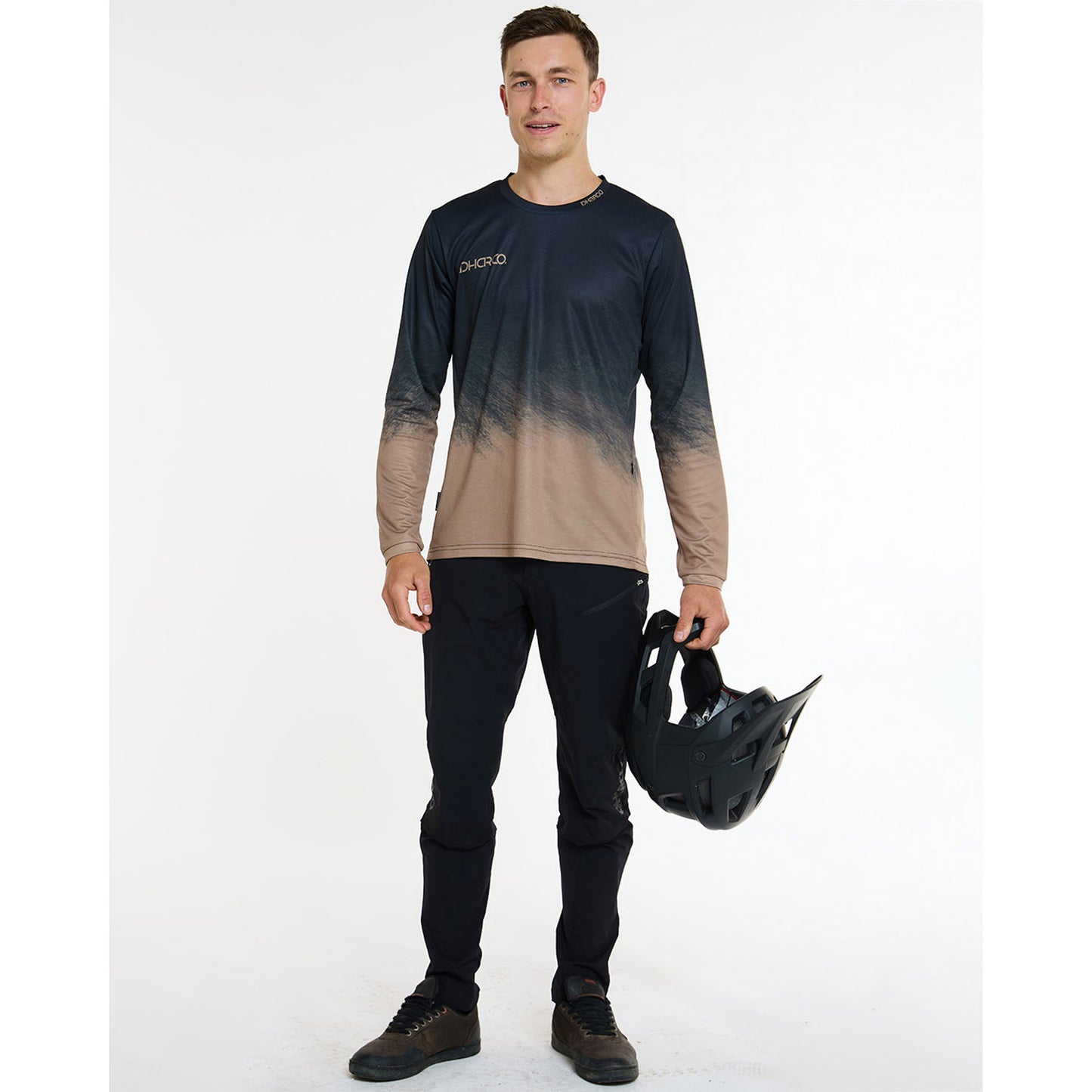 DHARCO GRAVITY ARIZONA Trikot Langarm Schwarz/Braun