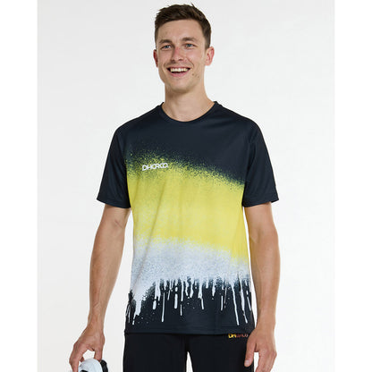 Trikot DHARCO ACID RAIN Kurzarm Schwarz/Gelb