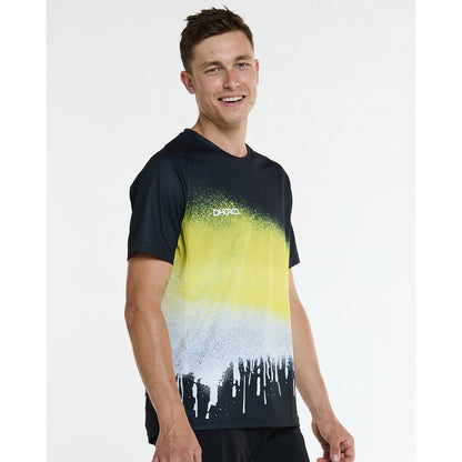 Trikot DHARCO ACID RAIN Kurzarm Schwarz/Gelb