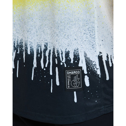 Trikot DHARCO ACID RAIN Kurzarm Schwarz/Gelb