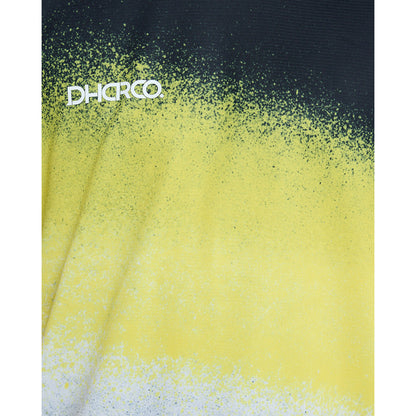 Trikot DHARCO ACID RAIN Kurzarm Schwarz/Gelb
