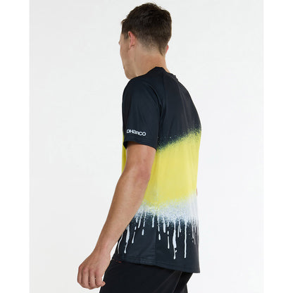 Trikot DHARCO ACID RAIN Kurzarm Schwarz/Gelb