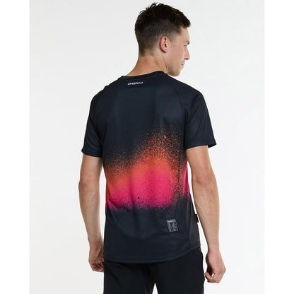 DHARCO BLACK SNAKE Kurzarm-Trikot Schwarz/Orange