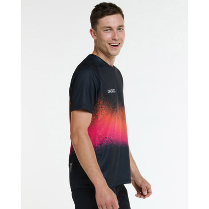 DHARCO BLACK SNAKE Kurzarm-Trikot Schwarz/Orange