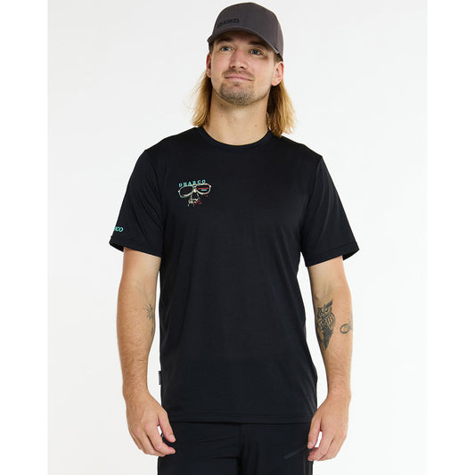 Trikot TECH TEE DHARCO EDDIE Kurzarm Schwarz