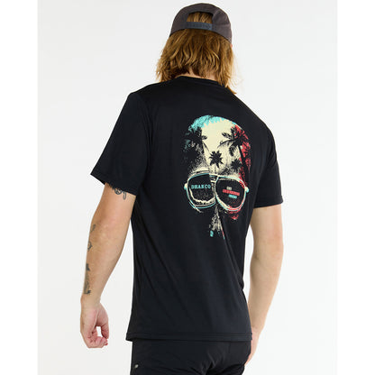 Trikot DHARCO TECH TEE EDDIE Kurzarm Schwarz