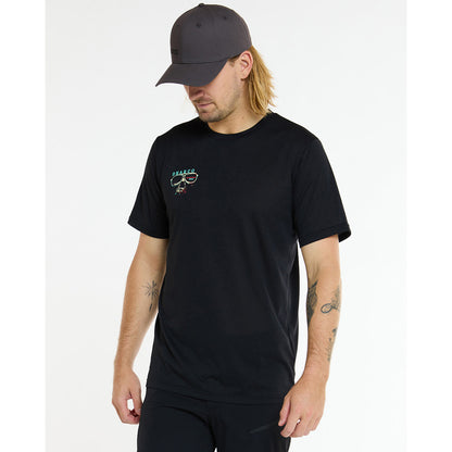 Trikot DHARCO TECH TEE EDDIE Kurzarm Schwarz