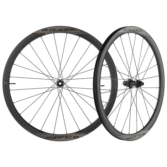 Laufradpaar MICHE GRAFF CARBONE DISC Tubeless Ready (Center Lock)