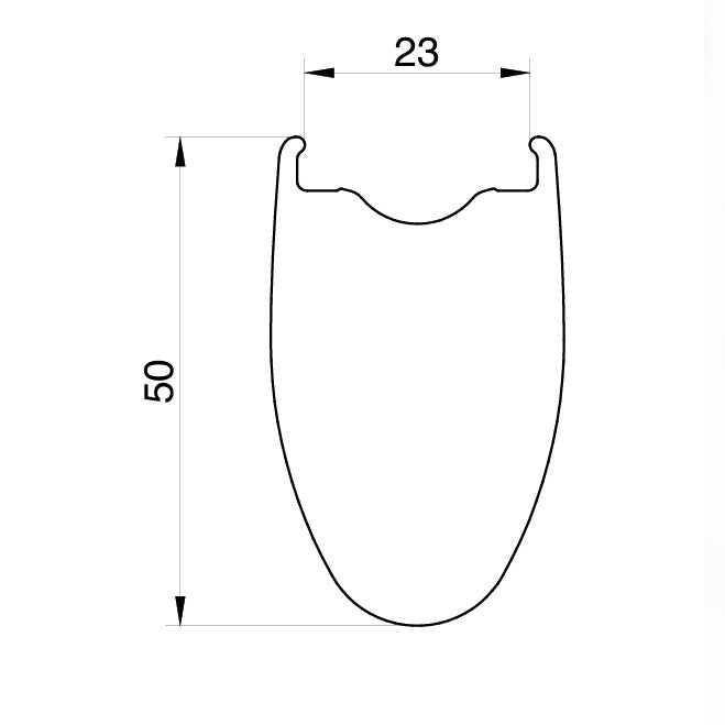 Paar MICHE KLEOS 50 Tubeless Ready-Laufräder (Center Lock)