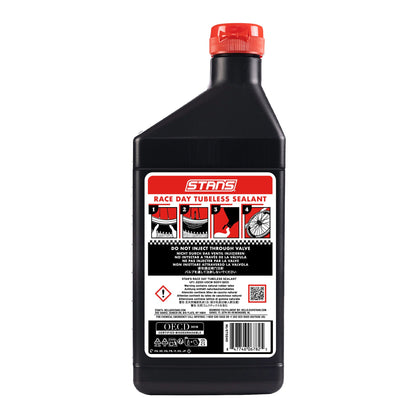 STAN'S RACE DAY Dichtmilch 500 ml – Flaschenrückseite