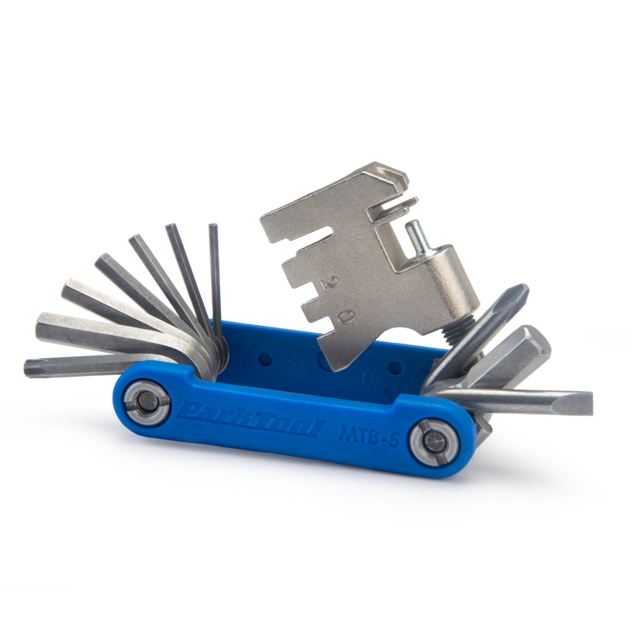 Park Tool MTB-5 klappbares Mini-Multitool für Reparaturen, geöffnet