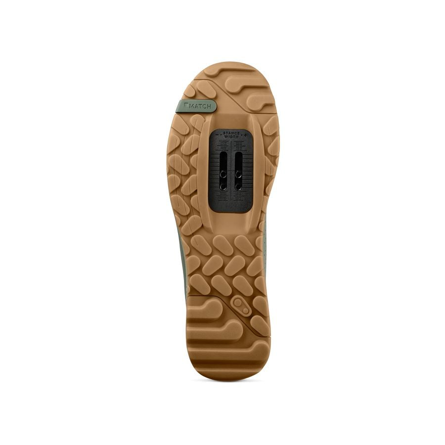 Mountainbike-Schuhe CRANKBROTHERS MALLET TRAIL SPEED LACE CLIP Grün/Sand