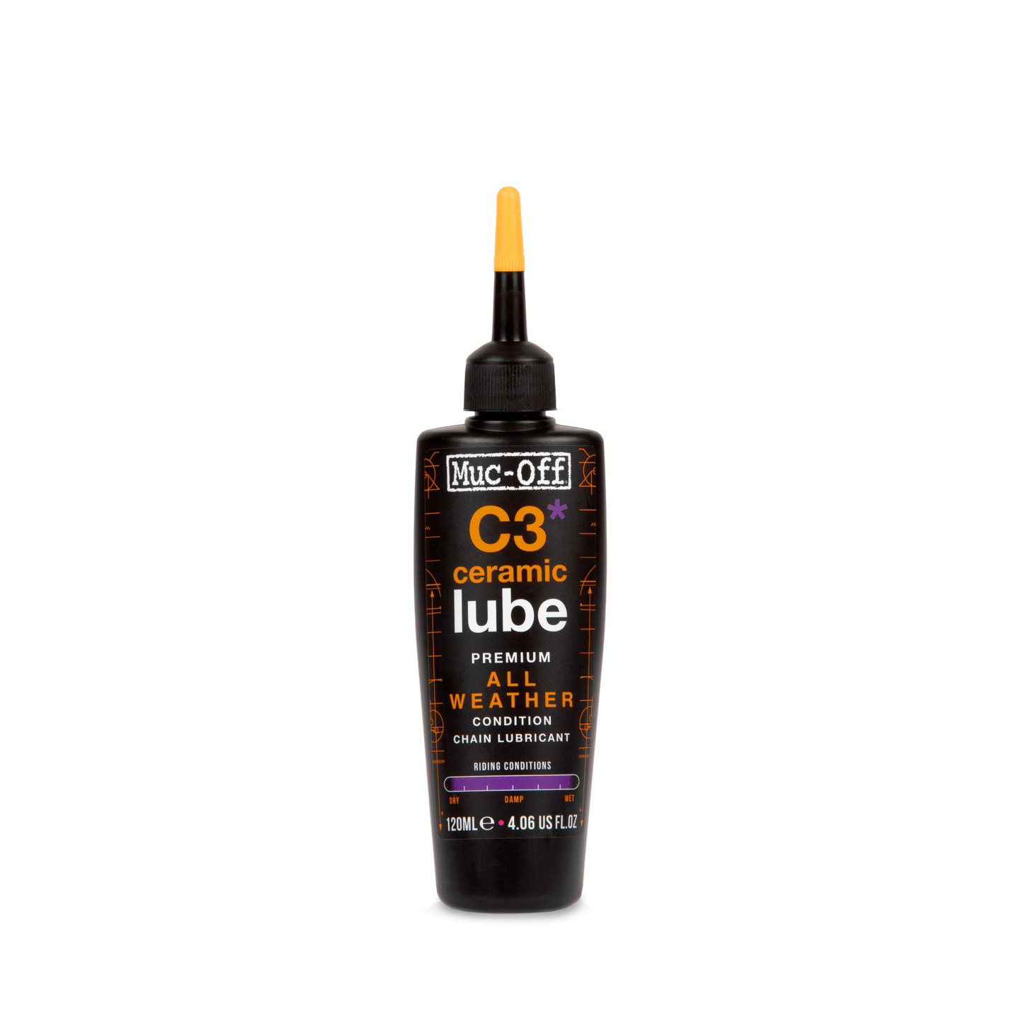 MUC-OFF C3 ALL WEATHER CERAMIC All Conditions Ceramic Lubricant (120 ml)