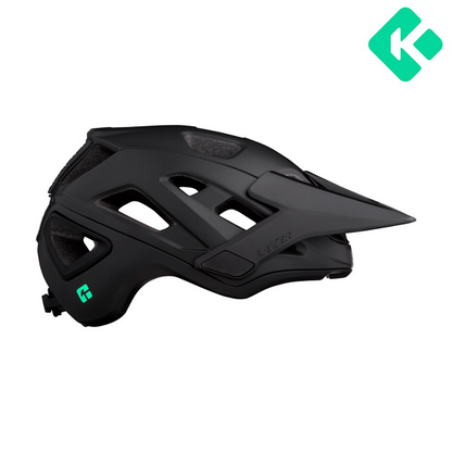 MTB-Helm LAZER JACKAL KINETICORE Schwarz Matt