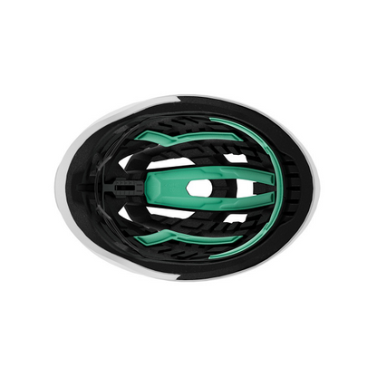 Rennradhelm LAZER Z1 KINETICORE Matt Weiß - Limitierte Edition UYH Use Your Head + LED