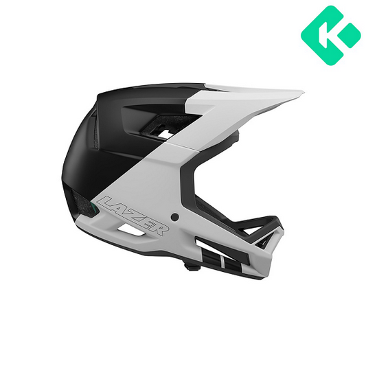 MTB-Helm LAZER CAGE KINETICORE Schwarz Weiß