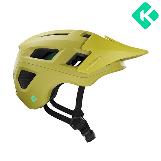 MTB-Helm LAZER COYOTTE KINECTICORE Green Mat