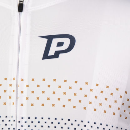 Trikot PROBIKESHOP By CHEF DE FILE Kurzarm Marine/Weiß