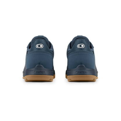 CRANKBROTHERS MALLET TRAIL LACE CLIP MTB-Schuhe in Blau/Gum – Rückansicht