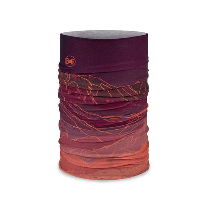 Halstuch BUFF ORIGINAL ECOSTRETCH Unal Bordeaux/Orange