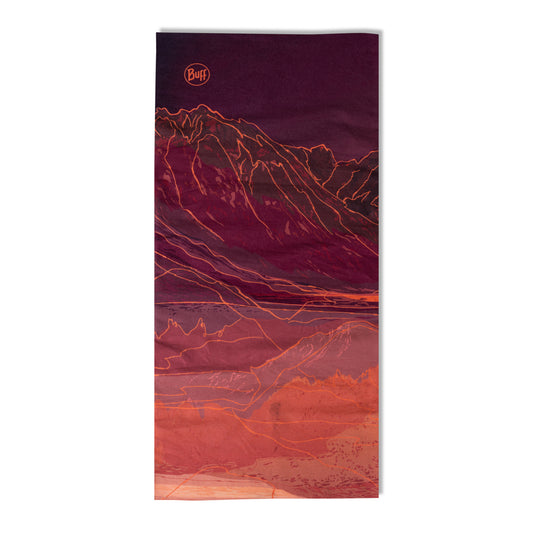 BUFF ORIGINAL ECOSTRETCH Halsband Unal Bordeaux/Orange