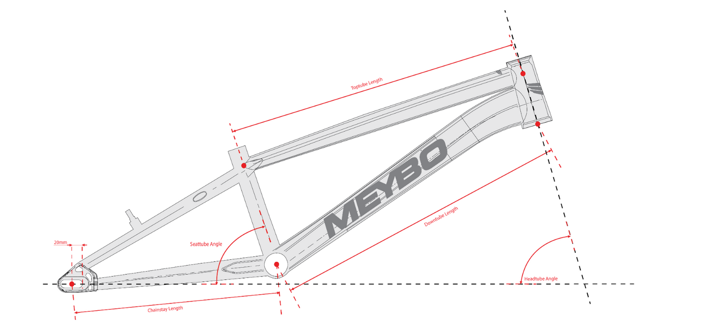 BMX MEYBO Holeshot Custom Pro 22" Blau/Rosa