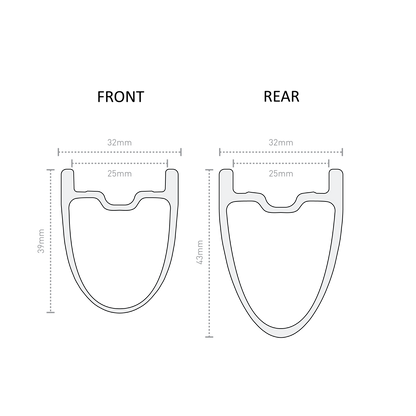 Hinterrad ENVE SES 3.4 Tubeless Ready (Center Lock) Schwarz