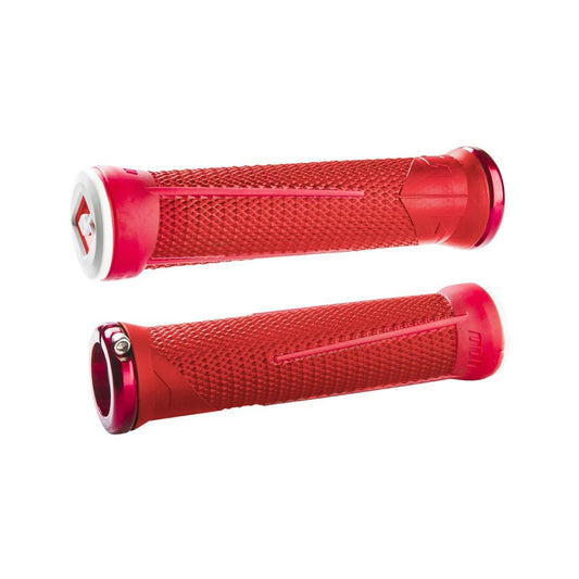 ODI AARON GWIN Lock-On 135 mm Grips Rot