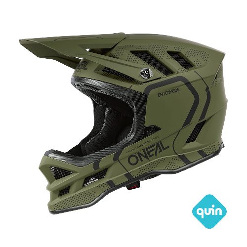 O'NEAL BLADE POLYACRYLITE STRIKE Mountainbike-Helm Grün/Schwarz