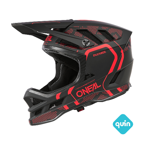 O'NEAL BLADE POLYACRYLITE STRIKE Mountainbike-Helm Schwarz/Rot