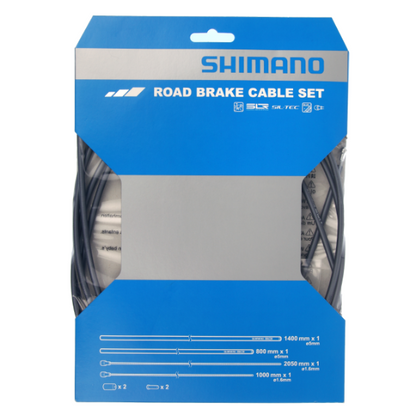 Kabel- und Hüllensatz für Bremsen SHIMANO PTFE Grau