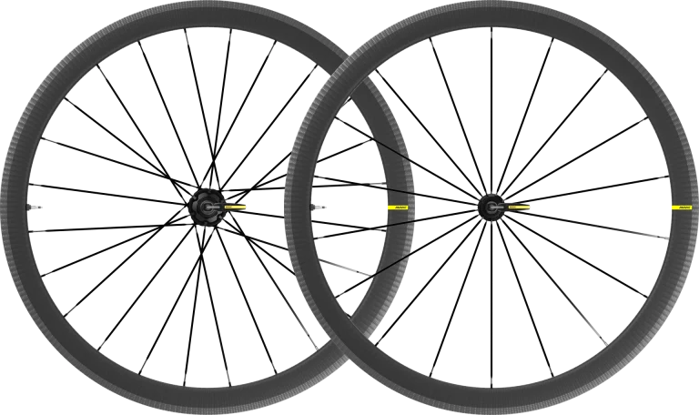 Paar MAVIC COSMIC SL 40 Laufräder mit Reifen