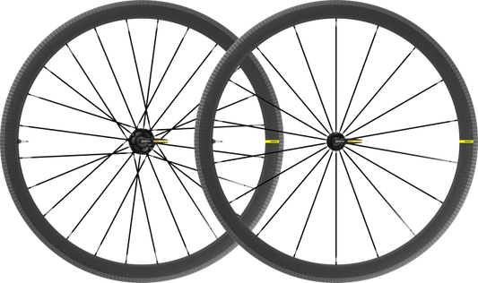 Paar MAVIC COSMIC SL 40 Laufräder mit Reifen