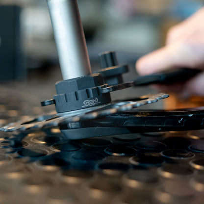 Schlüssel für Shimano Direct Mount Kettenblatt und Innenlager PBS TOOLS 16 Kerben